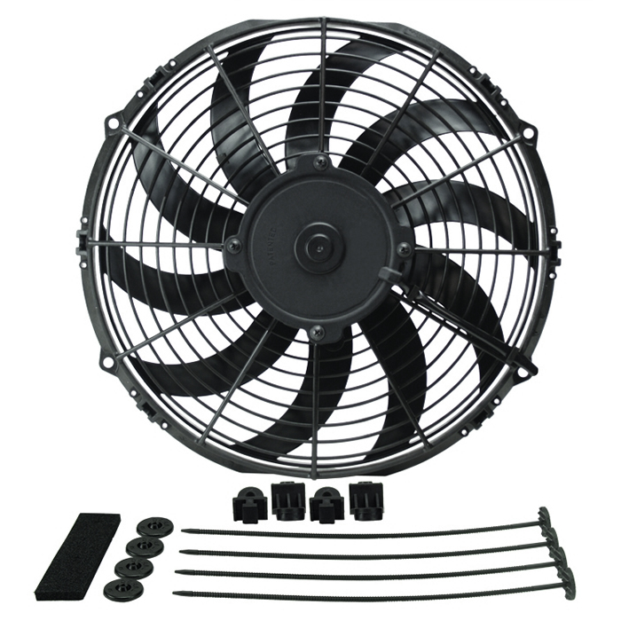 Derale 12" Curved Blade Puller fan